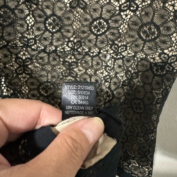 Elie Tahari Black Lace Corset Tank Size‎ Small - Picture 7 of 10